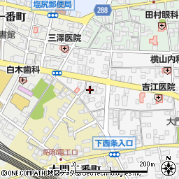長野県塩尻市大門三番町675-5周辺の地図