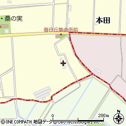 埼玉県深谷市本田3196周辺の地図