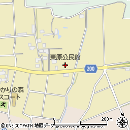 東原公民館周辺の地図