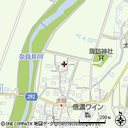 長野県塩尻市太田681周辺の地図