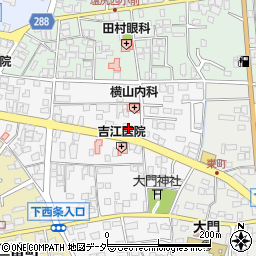 長野県塩尻市大門三番町3-19周辺の地図