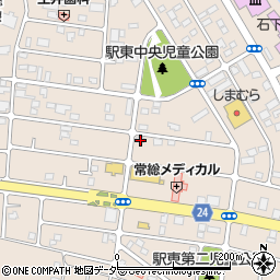 茨城県常総市新石下3918周辺の地図