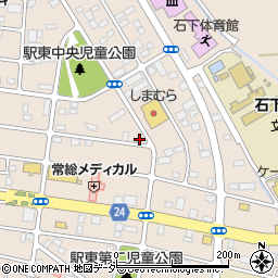茨城県常総市新石下3912周辺の地図