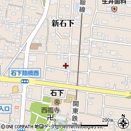 茨城県常総市新石下4553周辺の地図