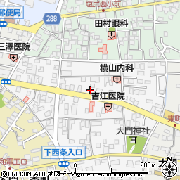 長野県塩尻市大門三番町3周辺の地図