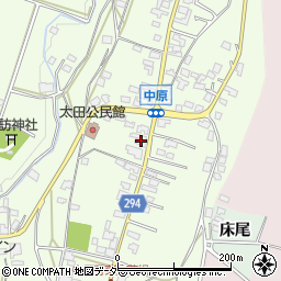 長野県塩尻市洗馬384周辺の地図