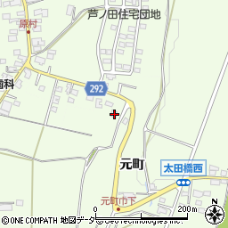 長野県塩尻市洗馬2675-4周辺の地図