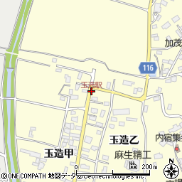 玉造駅周辺の地図