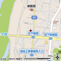 茨城県常総市新石下111周辺の地図