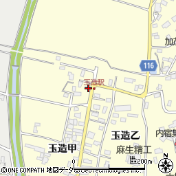 茨城県行方市玉造甲99周辺の地図