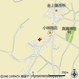 金上農村集落センター周辺の地図