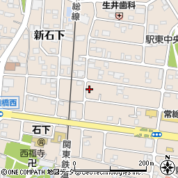 茨城県常総市新石下3777周辺の地図
