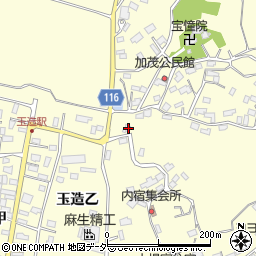 茨城県行方市玉造乙1117周辺の地図