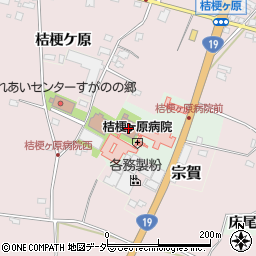 桔梗ヶ原病院周辺の地図