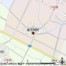 金元神社周辺の地図