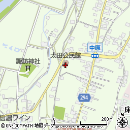 長野県塩尻市太田361周辺の地図