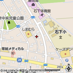 茨城県常総市新石下3956周辺の地図