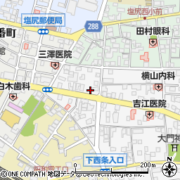 長野県塩尻市大門三番町4-19周辺の地図