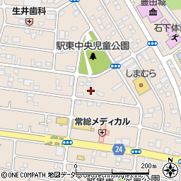 茨城県常総市新石下3908-1周辺の地図