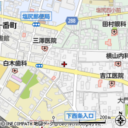 長野県塩尻市大門三番町4-21周辺の地図