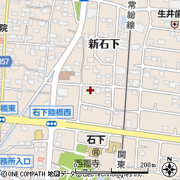 茨城県常総市新石下4560周辺の地図