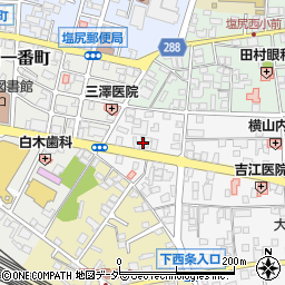 長野県塩尻市大門三番町4-22周辺の地図