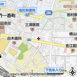 長野県塩尻市大門三番町4-23周辺の地図
