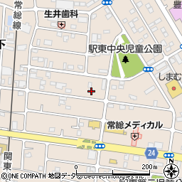 茨城県常総市新石下3787周辺の地図
