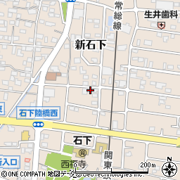 茨城県常総市新石下4561周辺の地図