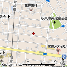 茨城県常総市新石下3790周辺の地図