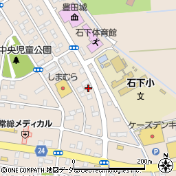 茨城県常総市新石下3964周辺の地図