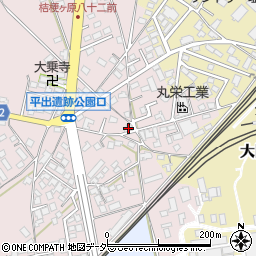長野県塩尻市桔梗ケ原71-566周辺の地図