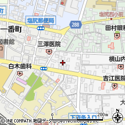 長野県塩尻市大門三番町4周辺の地図