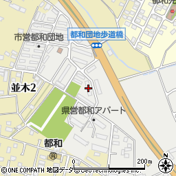 県営都和アパート６号棟周辺の地図