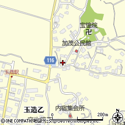 茨城県行方市玉造乙77周辺の地図