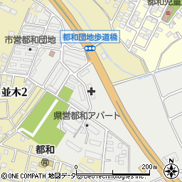 県営都和アパート７号棟周辺の地図