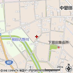 埼玉県熊谷市中恩田496周辺の地図