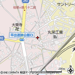 長野県塩尻市桔梗ケ原71-59周辺の地図