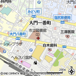 長野県塩尻市大門一番町周辺の地図