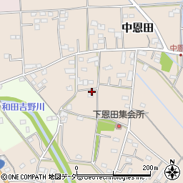 埼玉県熊谷市中恩田500周辺の地図