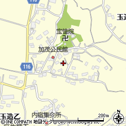 茨城県行方市玉造乙22周辺の地図