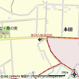 埼玉県深谷市本田7111周辺の地図