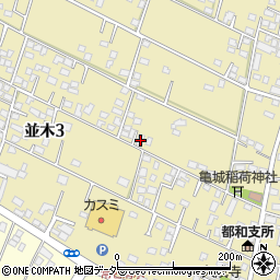 クレストフジＢ周辺の地図