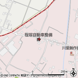 程塚自動車整備工場周辺の地図