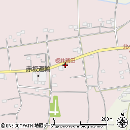 板井新田周辺の地図