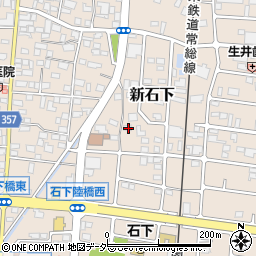 茨城県常総市新石下916周辺の地図