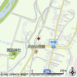 長野県塩尻市太田361-1周辺の地図