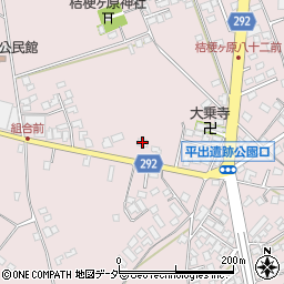 長野県塩尻市桔梗ケ原71-42周辺の地図