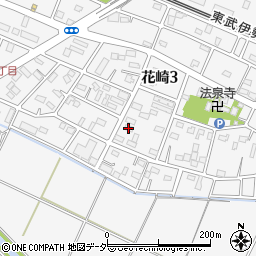 日新花崎ビレッジＤ棟周辺の地図