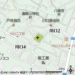 花彦西公園周辺の地図